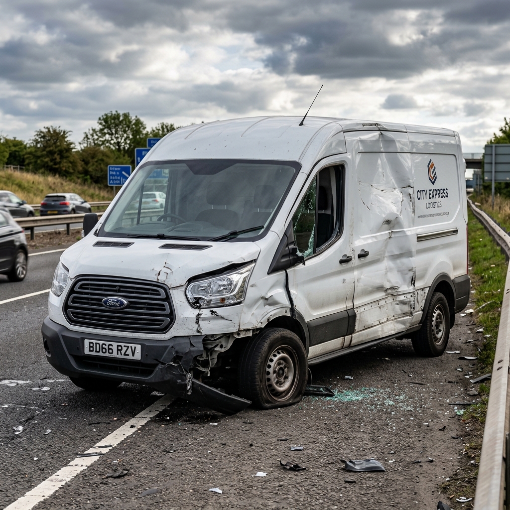 Professional legal expert at car accident scene